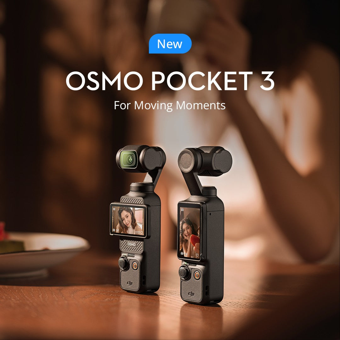DJI Osmo Pocket 3 - Handheld | Pocket-Sized, Quick, Stable, Accurate Shooting | Horizontal-Vertical Switching