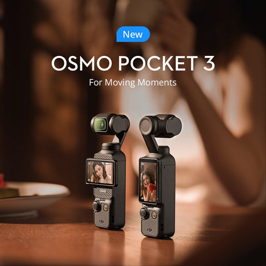 DJI Osmo Pocket 3 (PRE-ORDER) - Handheld | Pocket-Sized, Quick, Stable, Accurate Shooting | Horizontal-Vertical Switching