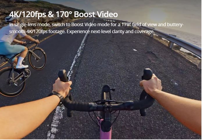 DJI Osmo 360 - 8K Revolutionary 360° Camera | 1" Equivalent 360° Image Field | 105G Built-In Storage | Multi-Platform Editing Support | Super Night Mode