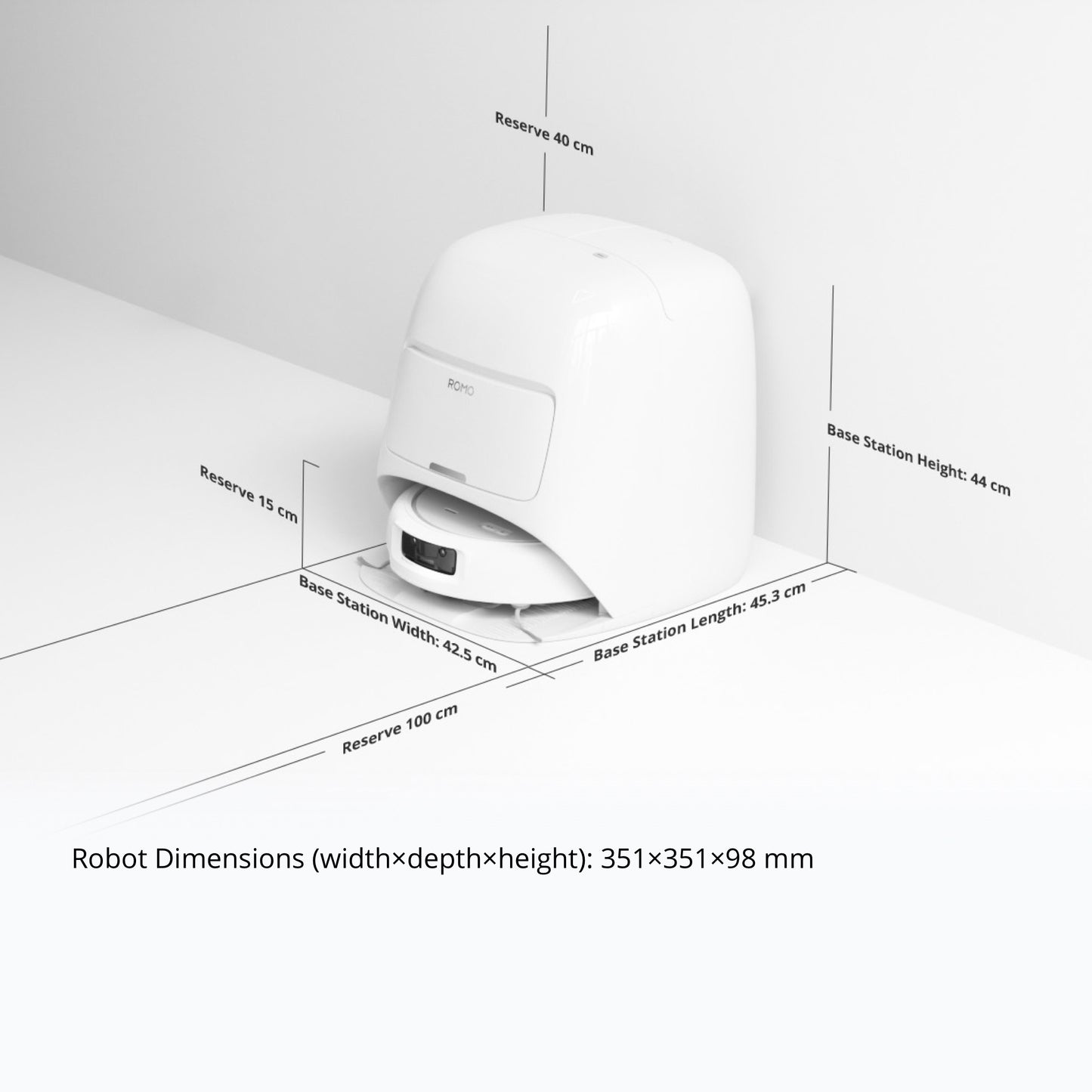 DJI ROBOT VACUUM DJI ROMO (Pre-Order)