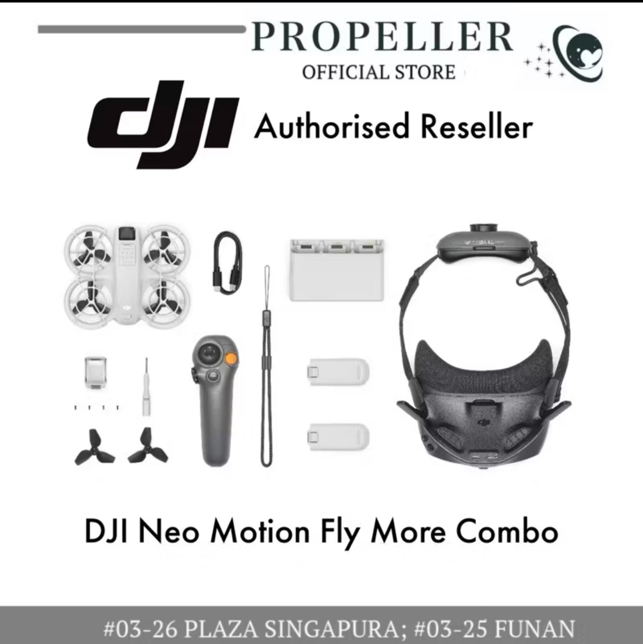 DJI Neo- Below 250 Grams Light weight Drone/ Video 4K30FPS/ Photo 12MP