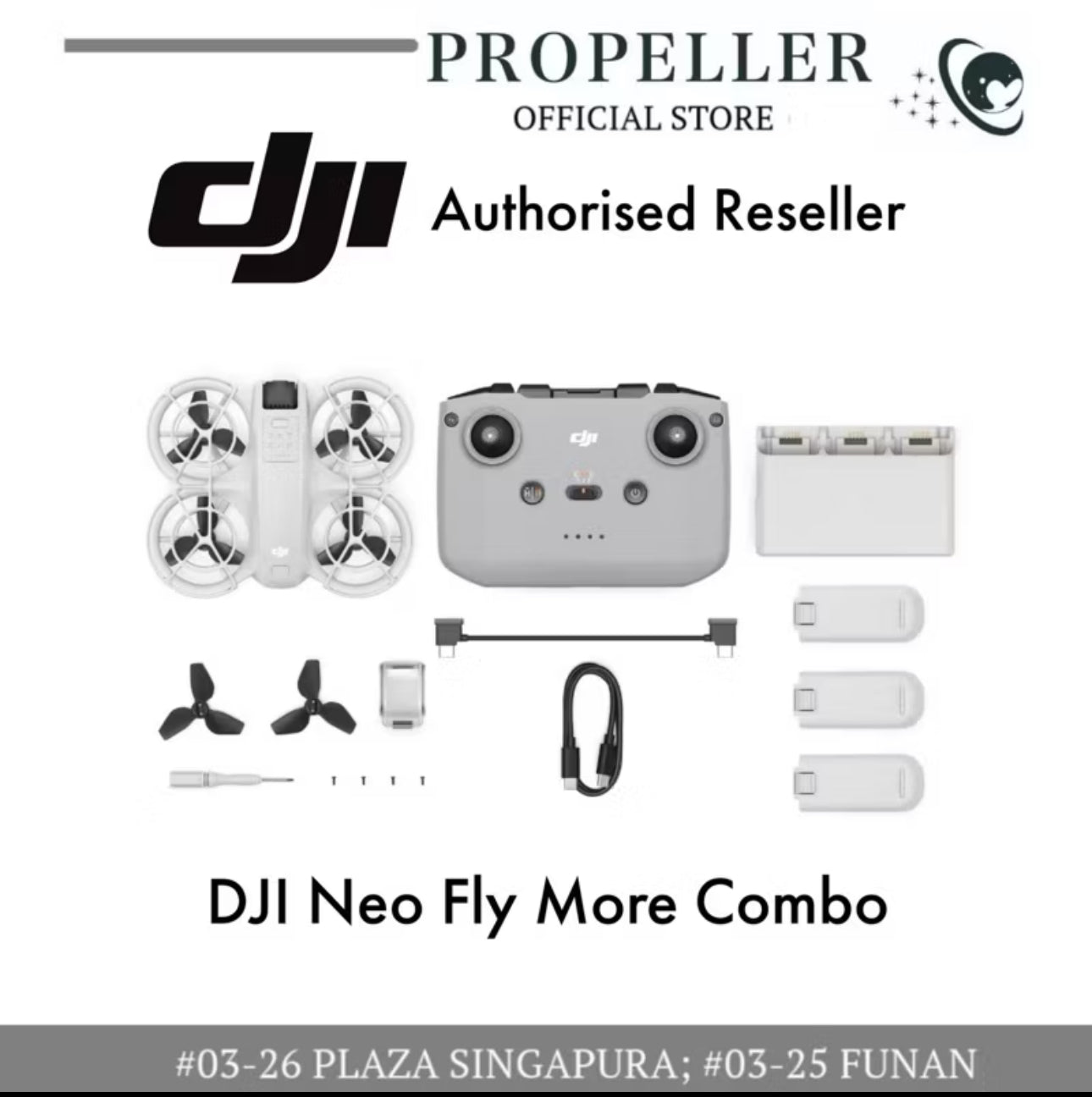 DJI Neo- Below 250 Grams Light weight Drone/ Video 4K30FPS/ Photo 12MP