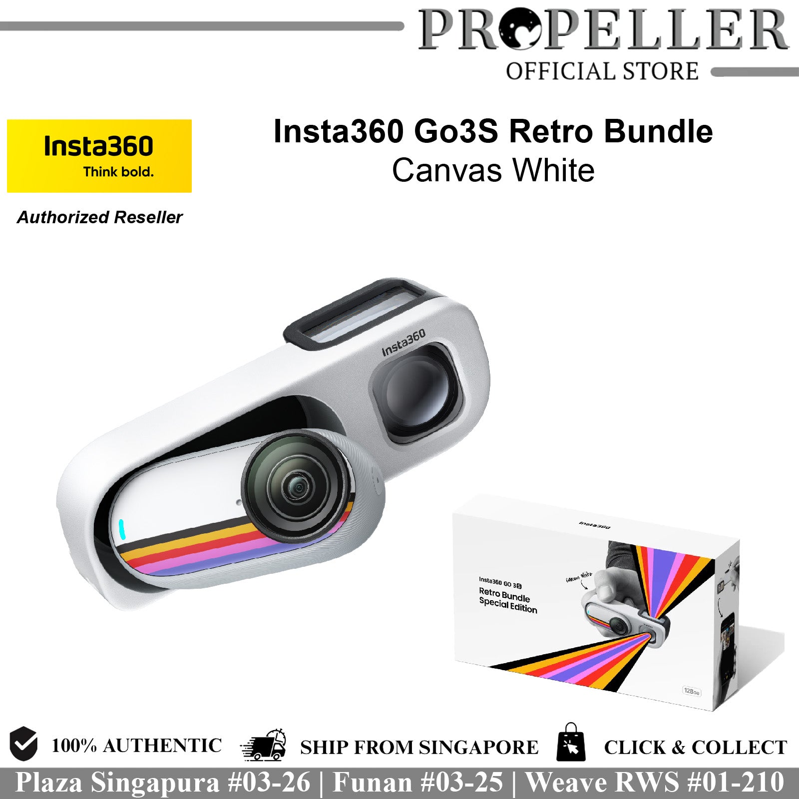 Insta360 Go 3S Retro Bundle – PROPELLER OFFICIAL STORE