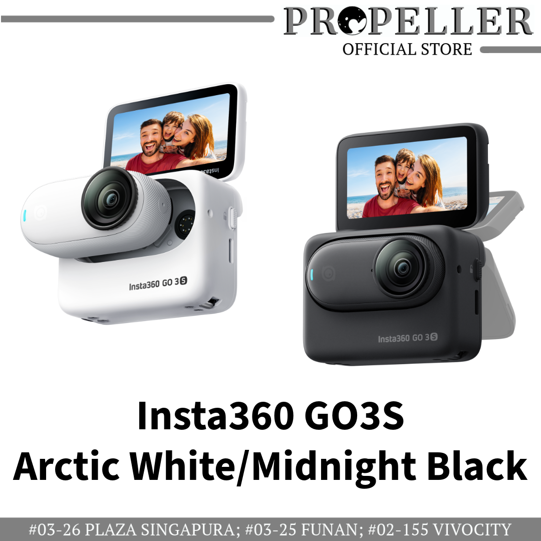 Insta360 GO3S- 4K Camera/Camera pod waterproof 10m/Gesture Control/Locate Device with Apple find my