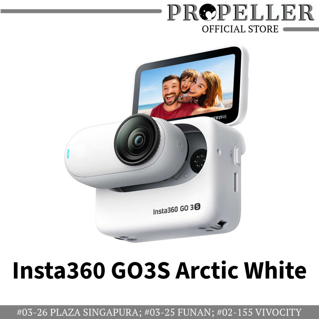 Insta360 GO3S- 4K Camera/Camera pod waterproof 10m/Gesture Control/Locate Device with Apple find my