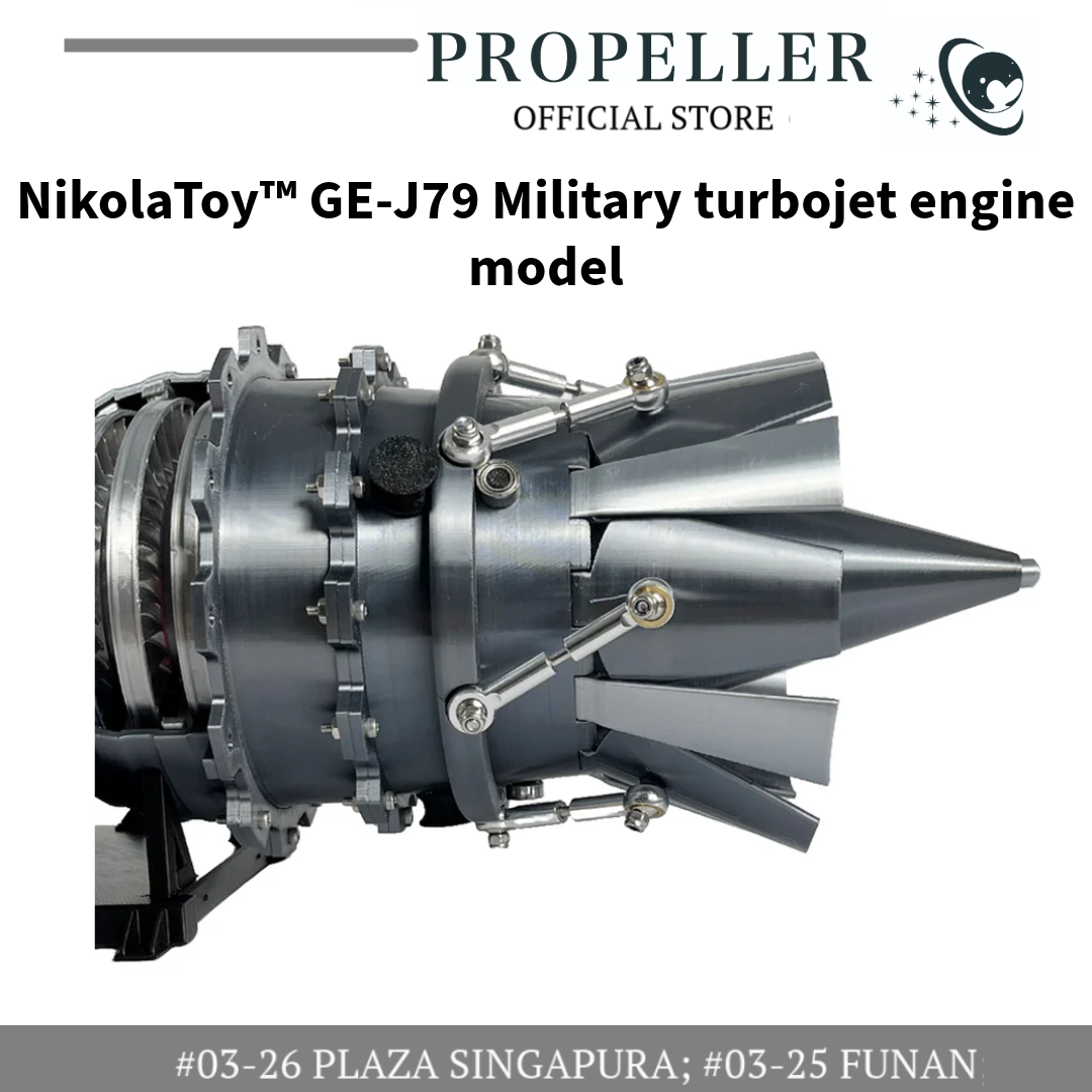 NikolaToy™ GEJ79 Military turbojet engine model