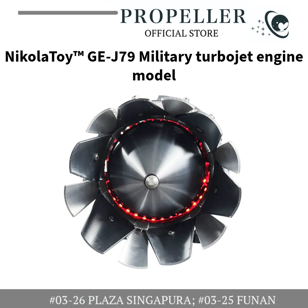 NikolaToy™ GEJ79 Military turbojet engine model