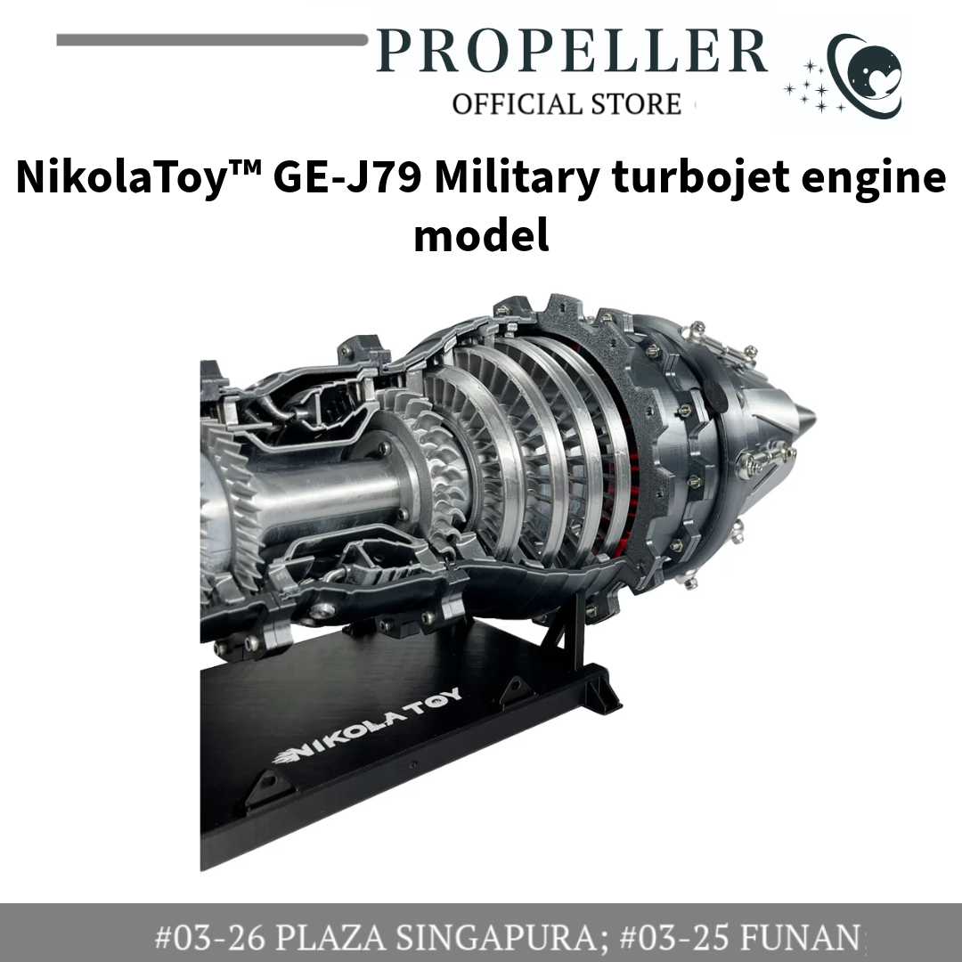 NikolaToy™ GEJ79 Military turbojet engine model