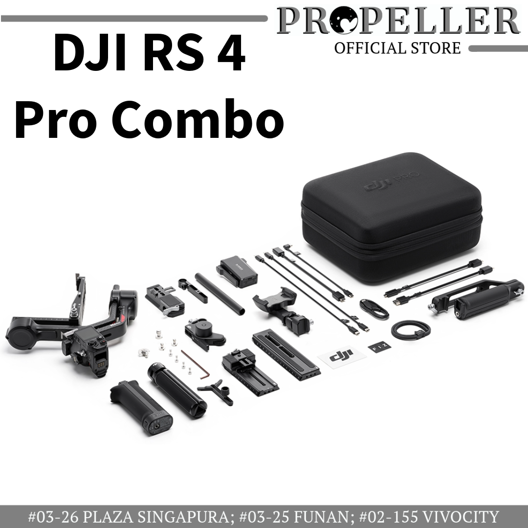 DJI RS 4/ RS 4 PRO- Powerful Stabilization/29 Hours Extended Battery Runtime/Efficient Quick Launch