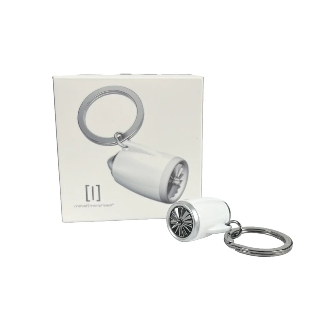 NikolaToy™ Flagship aircraft turbofan engine keychain