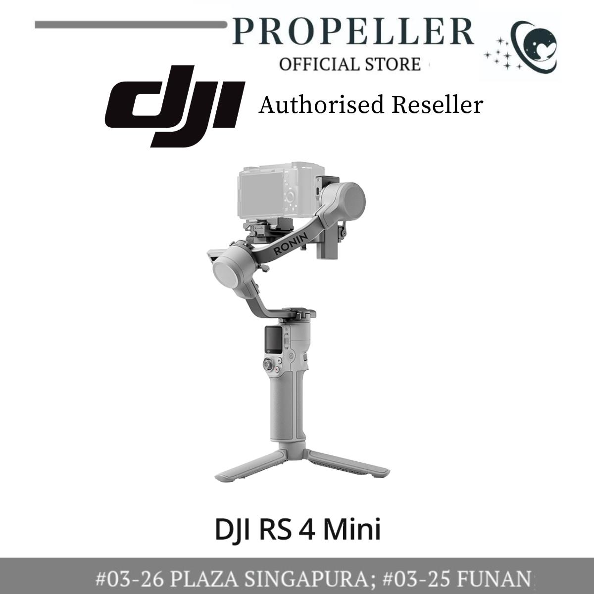 DJI RS 4 Mini (Pre-Order)- Intelligent Tracking / 2nd-Gen Automated Axis Locks / Responsive Follow Mode / 3rd-Gen Vertical Switch / Teflon™ Enhanced Balancing / Compatible with both Cameras and Smartphones