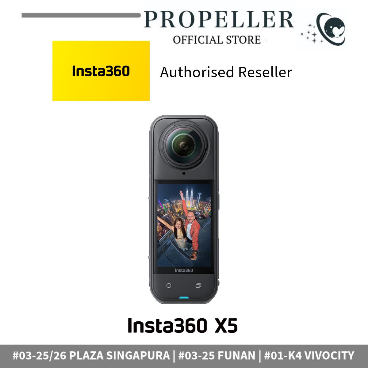 Insta360 X5 - Triple Al Chip | 8K30fps 360° Video with Dual 1/1.28" Sensors | Sports & Vlogging Camera