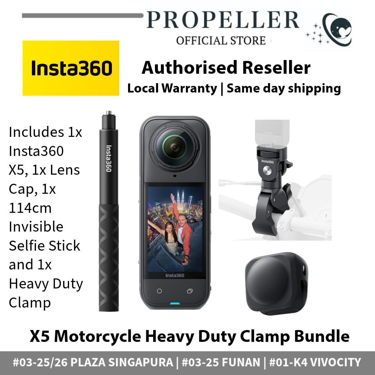 Insta360 X5 - Triple Al Chip | 8K30fps 360° Video with Dual 1/1.28" Sensors | Sports & Vlogging Camera