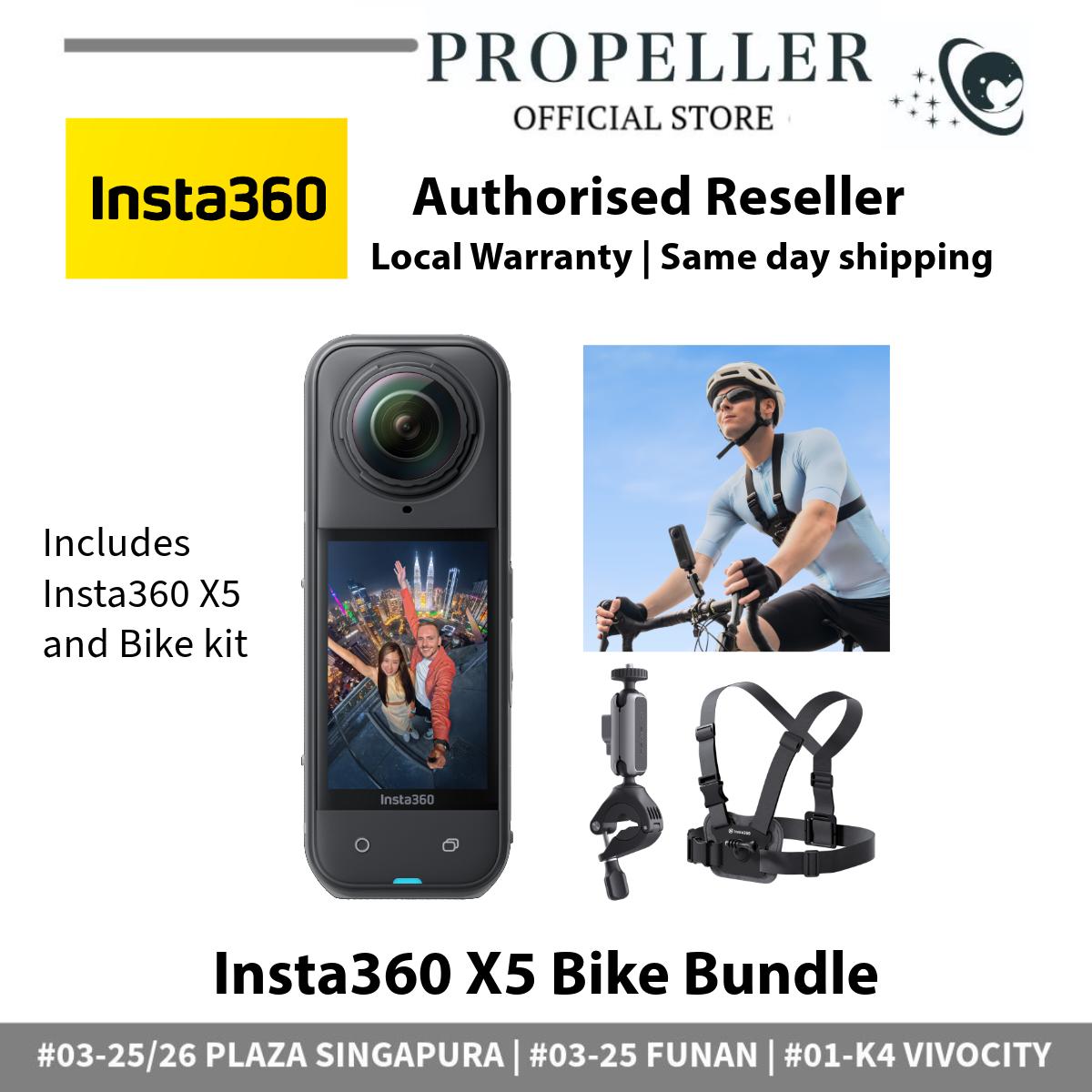Insta360 X5 - Triple Al Chip | 8K30fps 360° Video with Dual 1/1.28" Sensors | Sports & Vlogging Camera