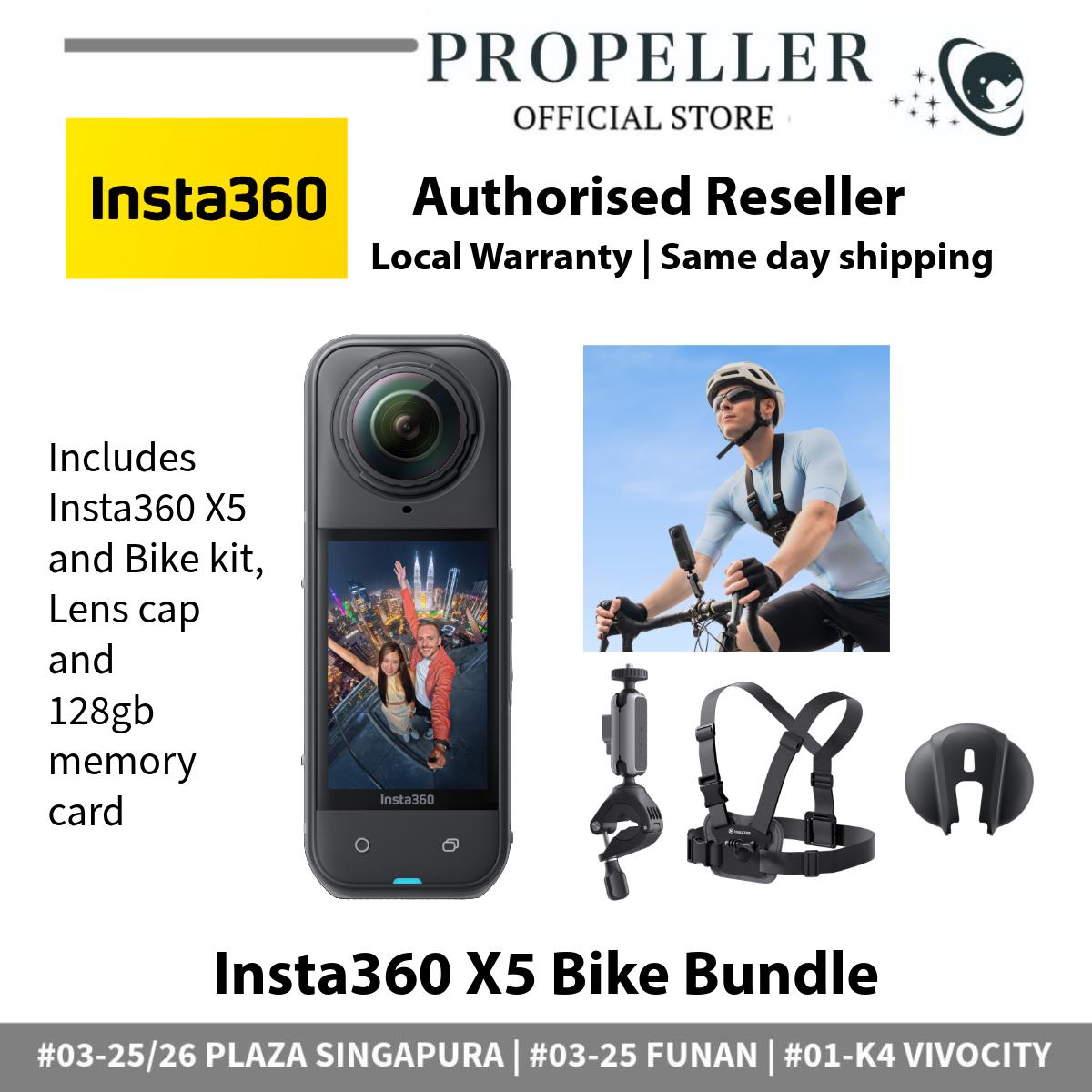 Insta360 X5 - Triple Al Chip | 8K30fps 360° Video with Dual 1/1.28" Sensors | Sports & Vlogging Camera