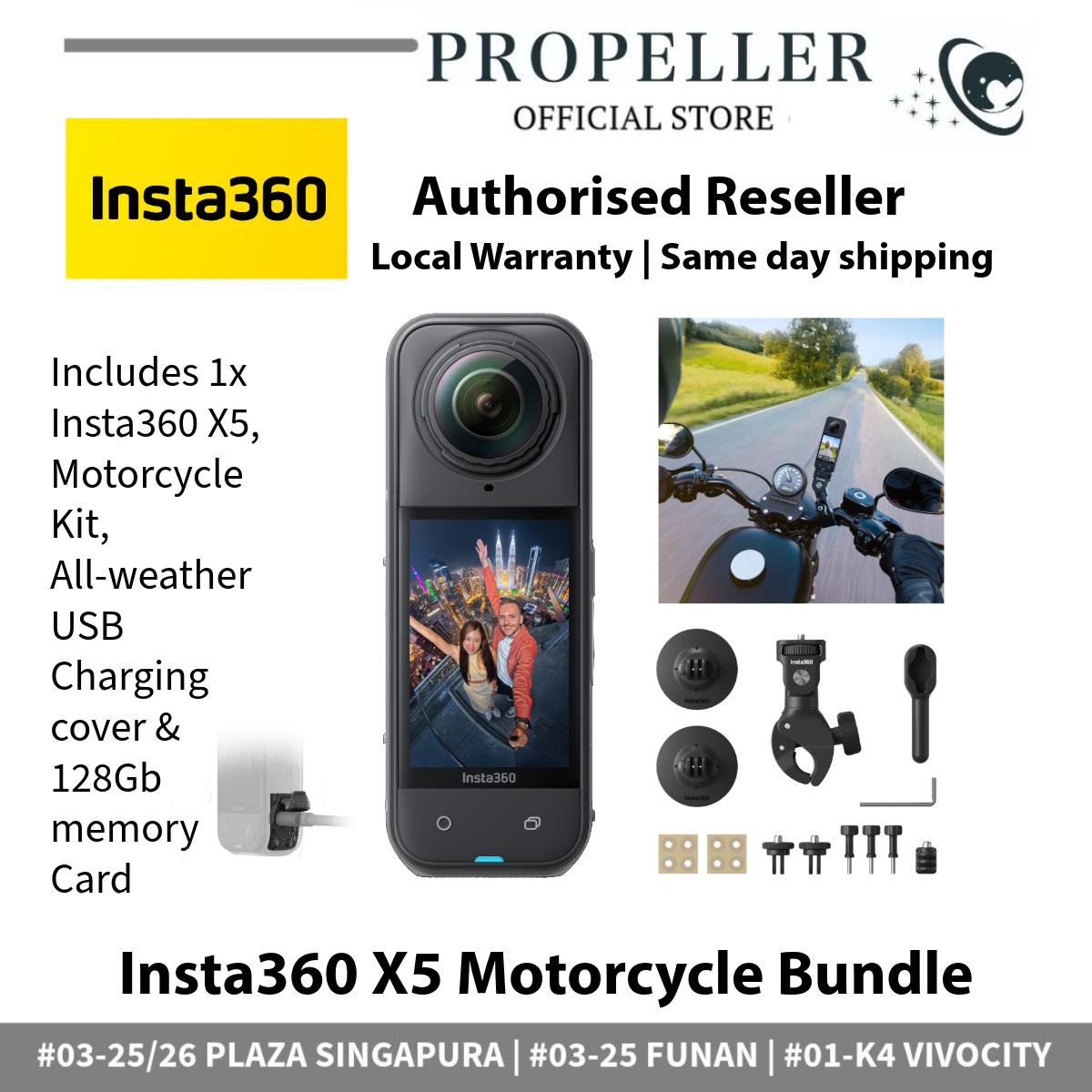 Insta360 X5 - Triple Al Chip | 8K30fps 360° Video with Dual 1/1.28" Sensors | Sports & Vlogging Camera