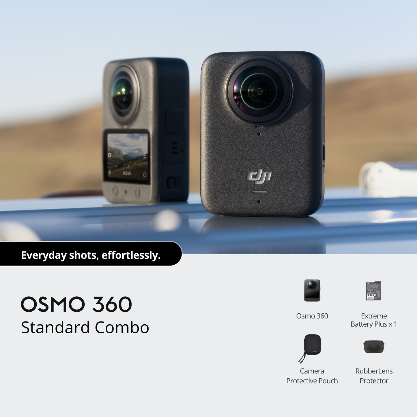 DJI Osmo 360 - 8K Revolutionary 360° Camera | 1" Equivalent 360° Image Field | 105G Built-In Storage | Multi-Platform Editing Support | Super Night Mode