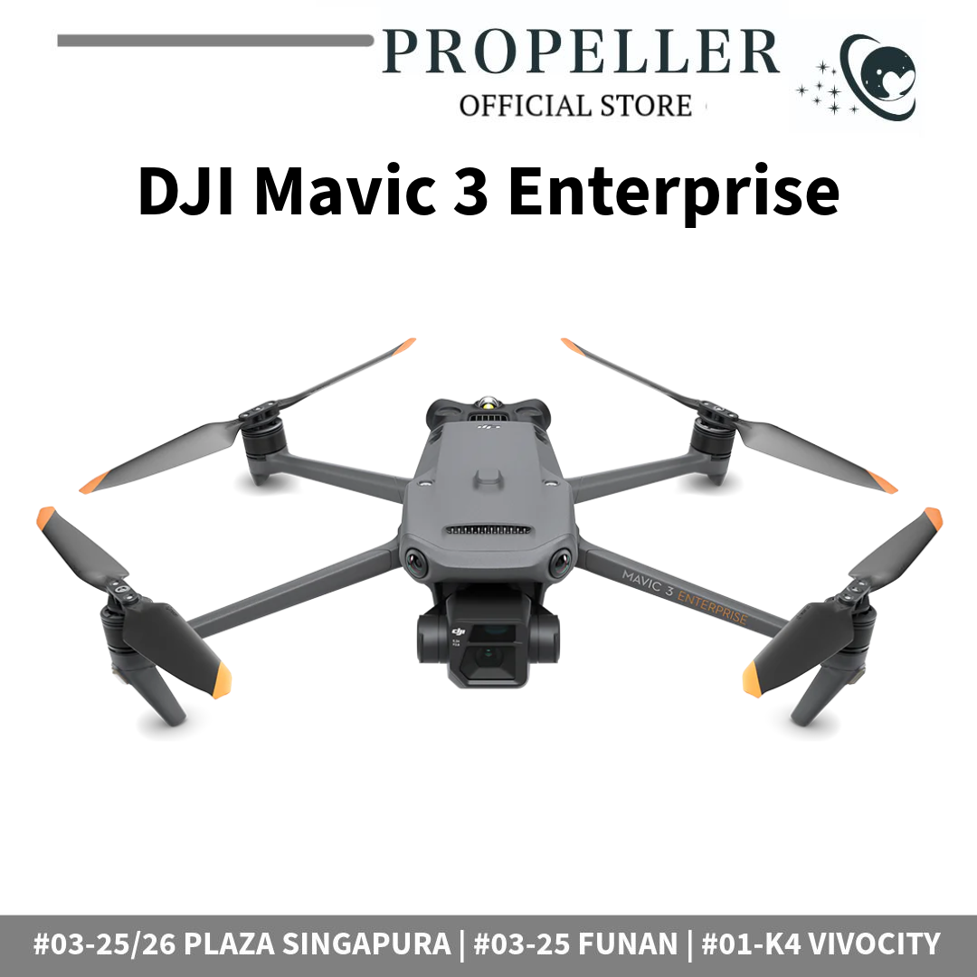 DJI Mavic 3 Enterprise- 4/3 CMOS Wide Camera/56× Hybrid Zoom/45-min Max Flight Time/DJI O3 Enterprise Transmission