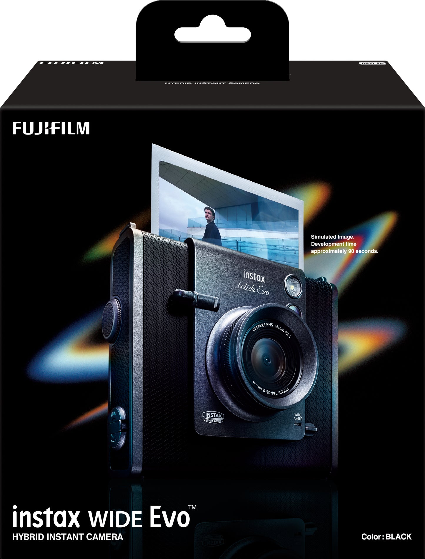 Instax Wide Evo Instant Camera -Hybrid Camera/ Smartphone Printer / Wide Angle Mode/ Multiple Effects & Degree Control