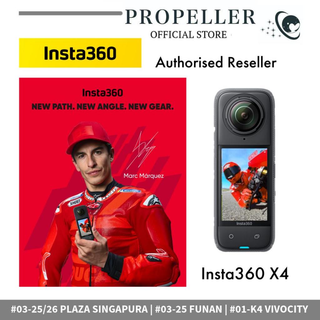Insta360 X4- Increased battery life/ 8K Video Resolution/ Improved Lens cover