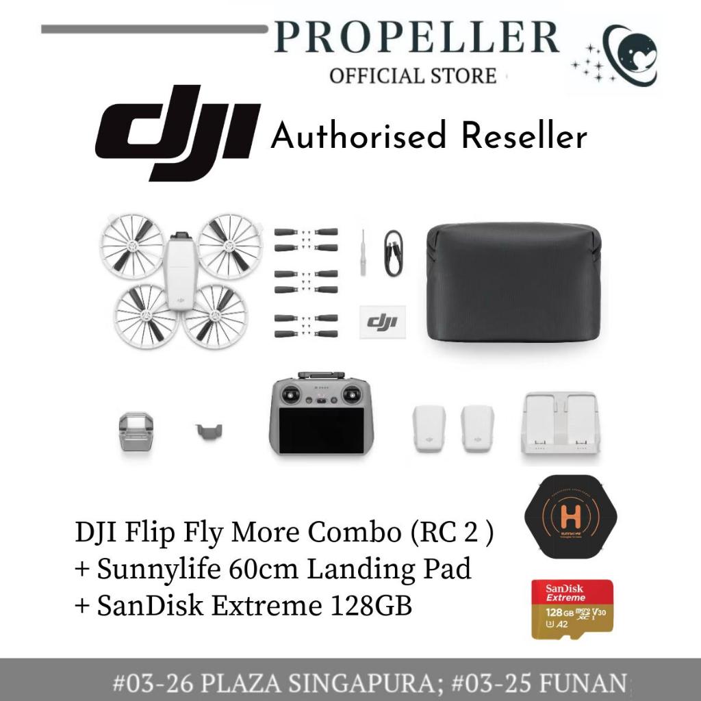 DJI Flip- Foldable Full-Coverage Propeller Guard/ 4k60FPS/ 48MP/ True Vertical Shooting/ Smart Return/ Weight <249g/ 31 Mins Flight Time/ 1/1.3-inch CMOS Sensor