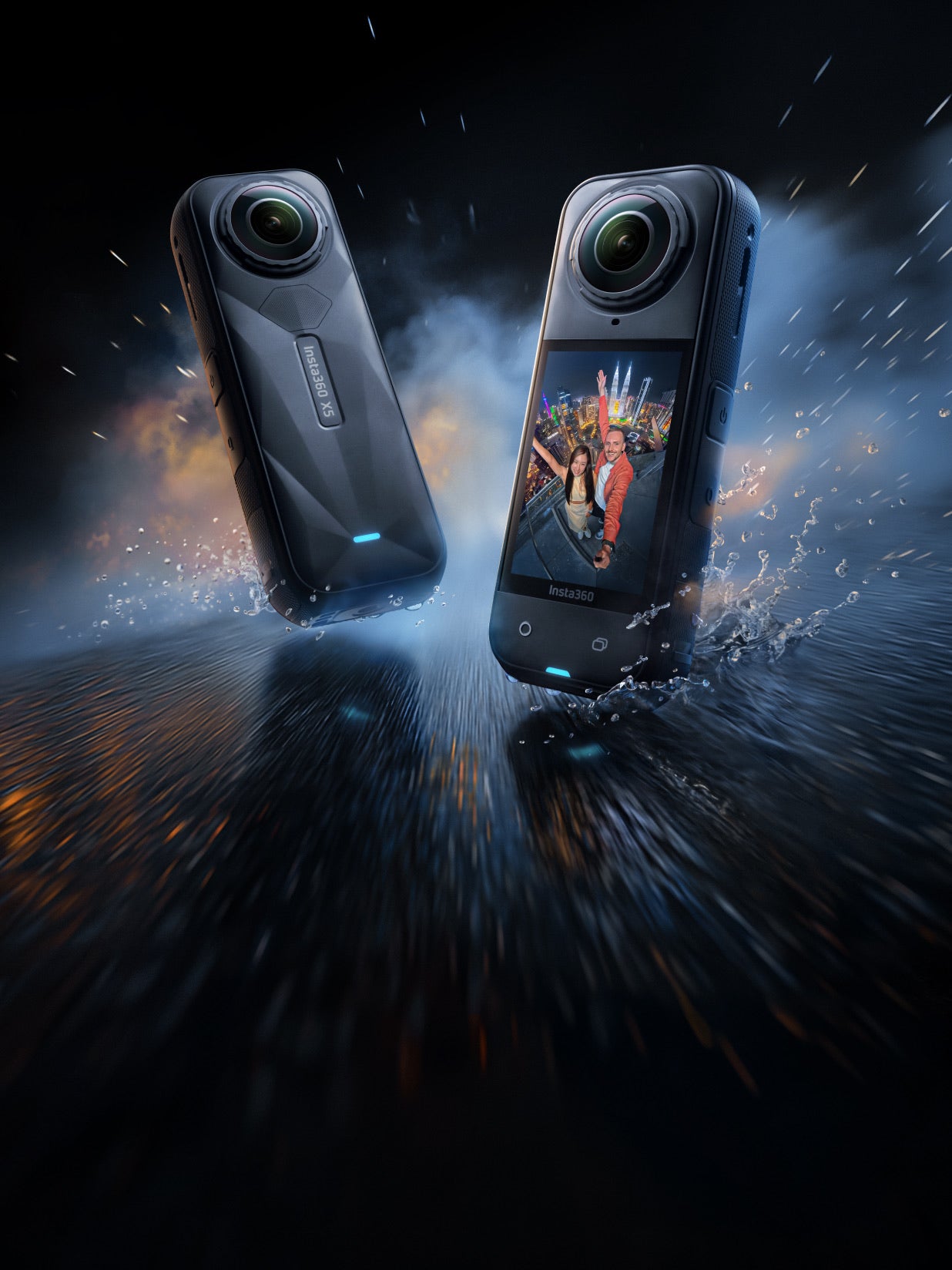 Insta360 X5 - Triple Al Chip | 8K30fps 360° Video with Dual 1/1.28" Sensors | Sports & Vlogging Camera