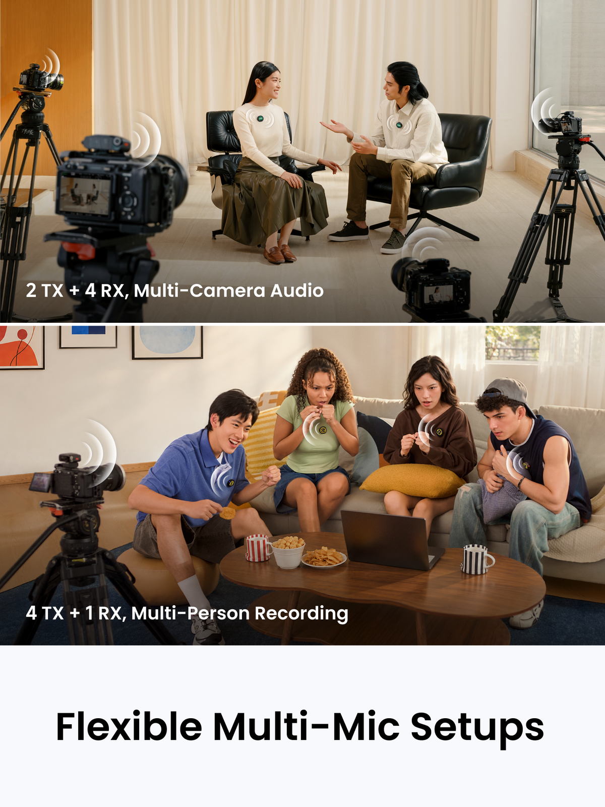 【New Launch】Insta360 Mic,Pro-Level Audio, Insta360 Direct Connect, E-Ink Display, AI Noise Canceling, Expandable Storage, Bluetooth, Video Recording