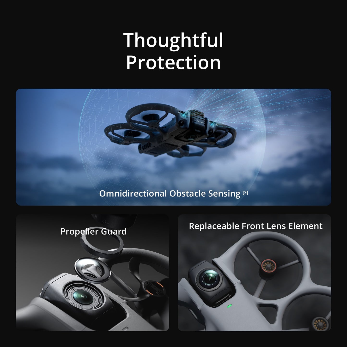 DJI Avata 360 Drone | 8K 360 FPV Camera Drone | Immersive Aerial Filming | Dual 1" Sensors | 455g PRE-ORDER
