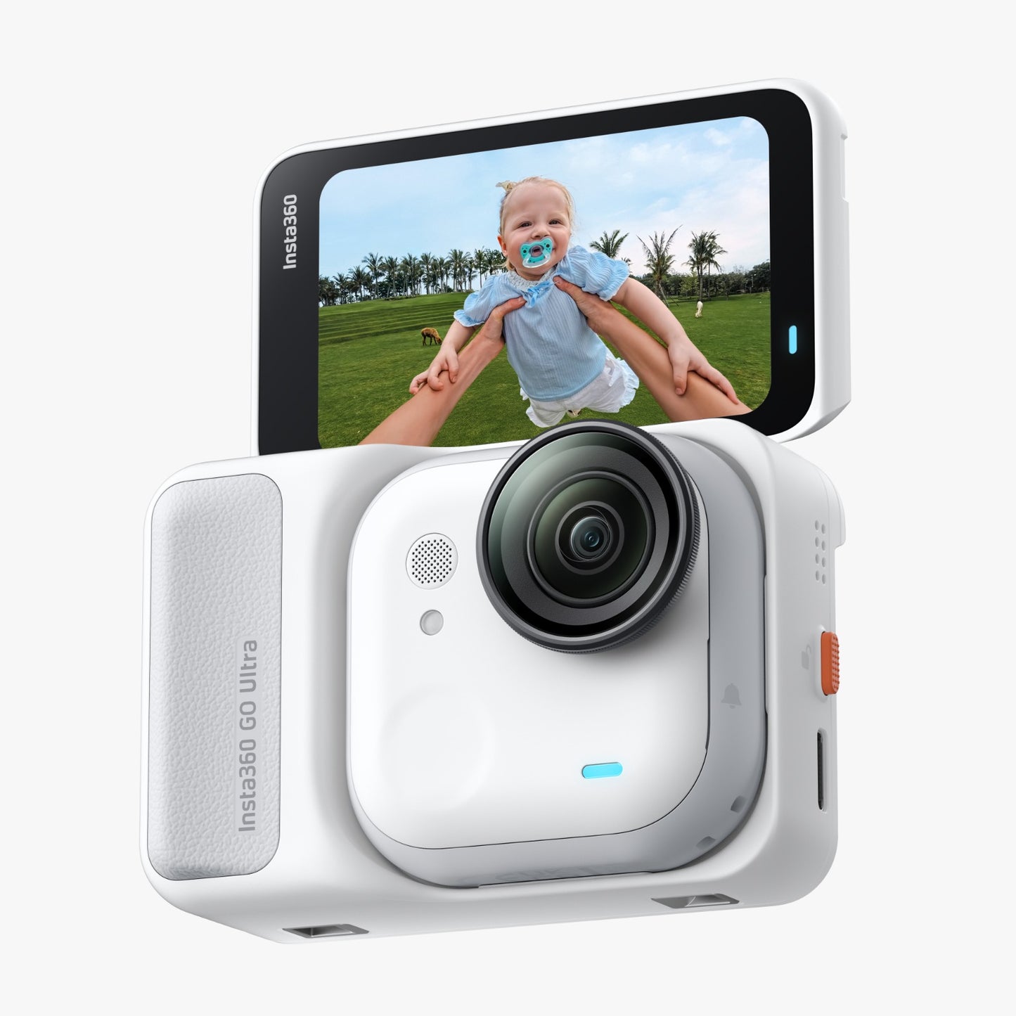 Insta360 GO Ultra Tiny 4K Action Camera with Flip Screen Action Pod