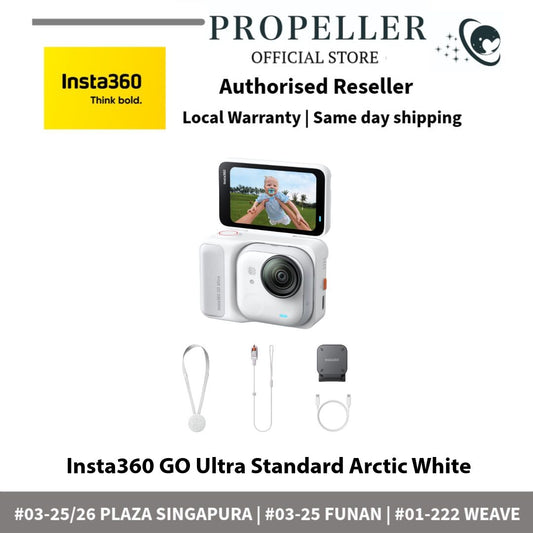 Insta360 GO Ultra Tiny 4K Action Camera with Flip Screen Action Pod