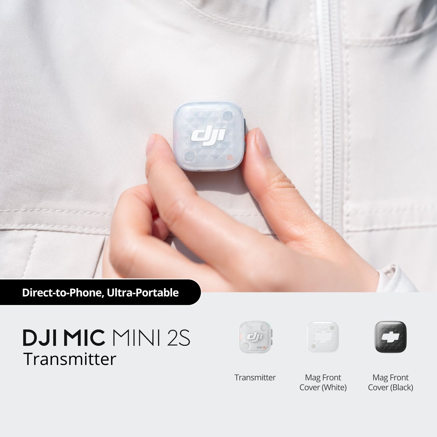[NEW] DJI Mic Mini 2S Wireless Microphone | 32-bit Float | AI Noise Cancelling | 4TX System