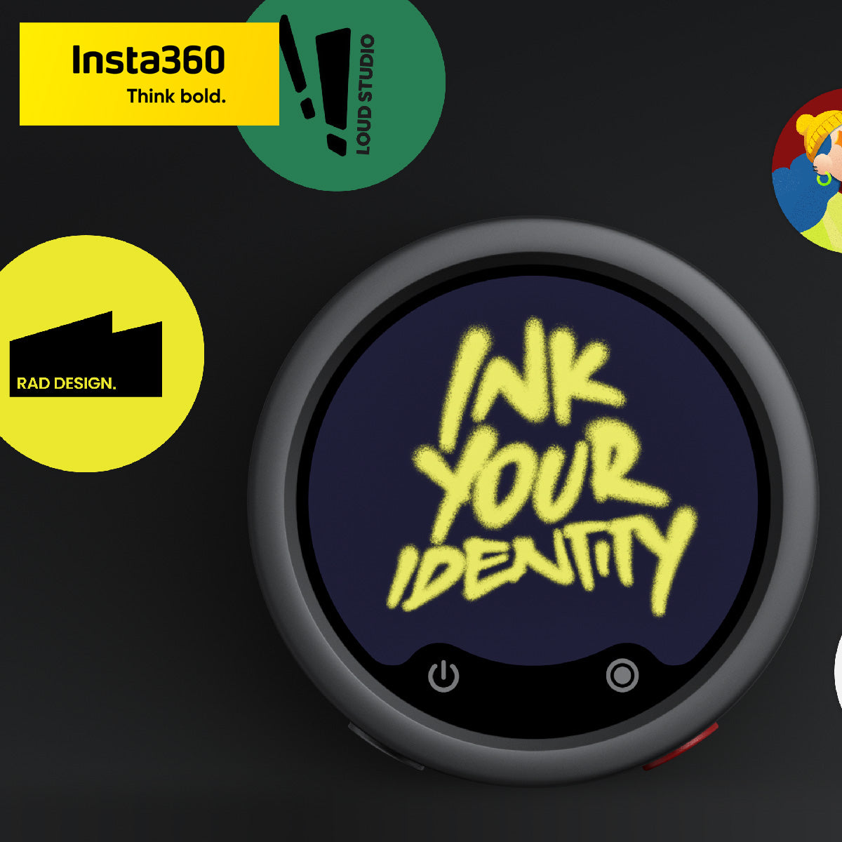 Insta360 Mic Pro | Advance Wireless Microphone | E-ink Display