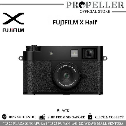 Fujifilm X Half Premium Compact Camera – 1" Sensor | Retro Design | 2-in-1 Mode | Film Simulation | Wi-Fi