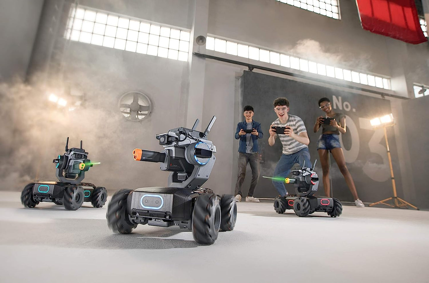 DJI Intelligent Educational Robot STEM Toy Robomaster S1 with Programmable Modules, Scratch and Python Coding