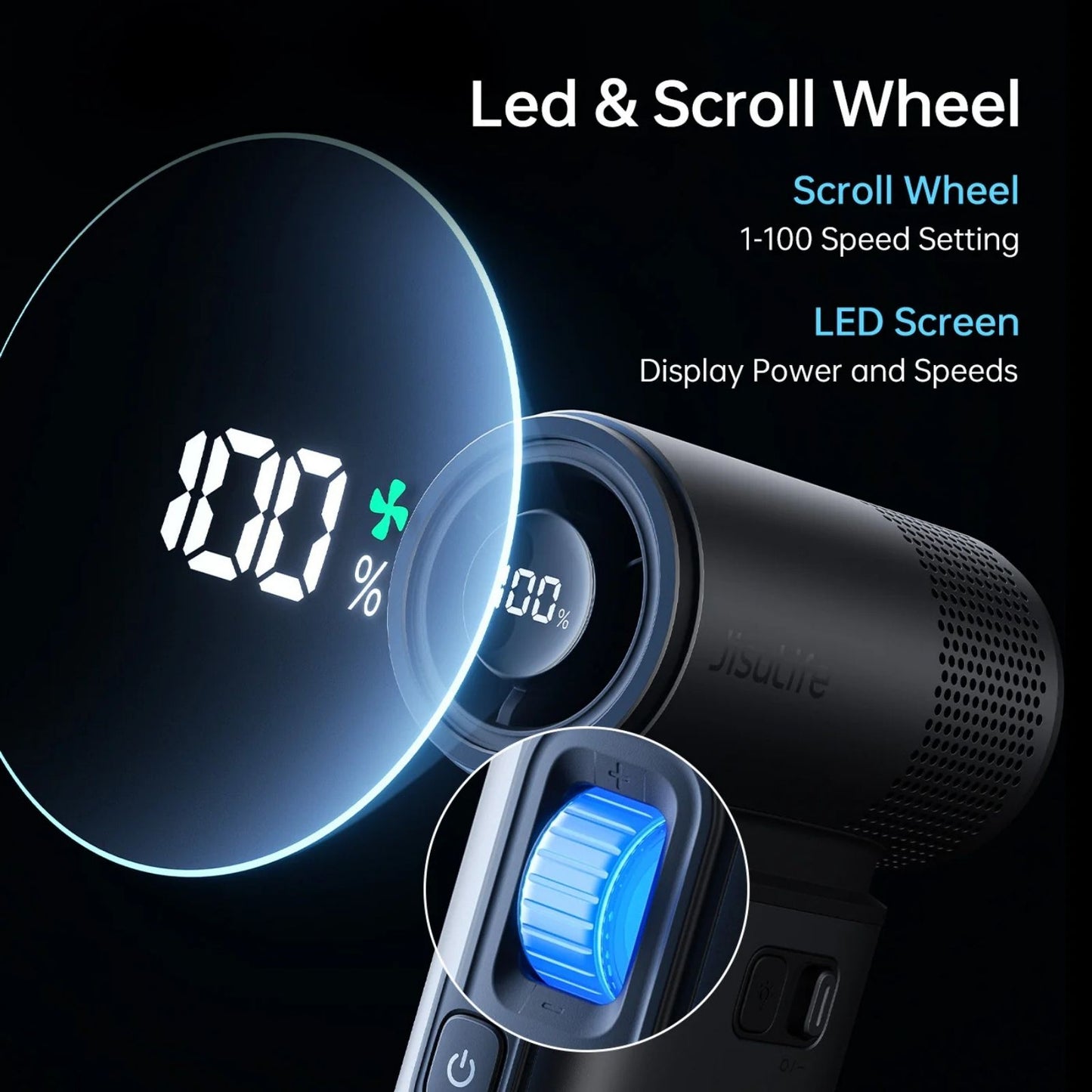 JisuLife Ultra2 9000mAh Handheld Fan