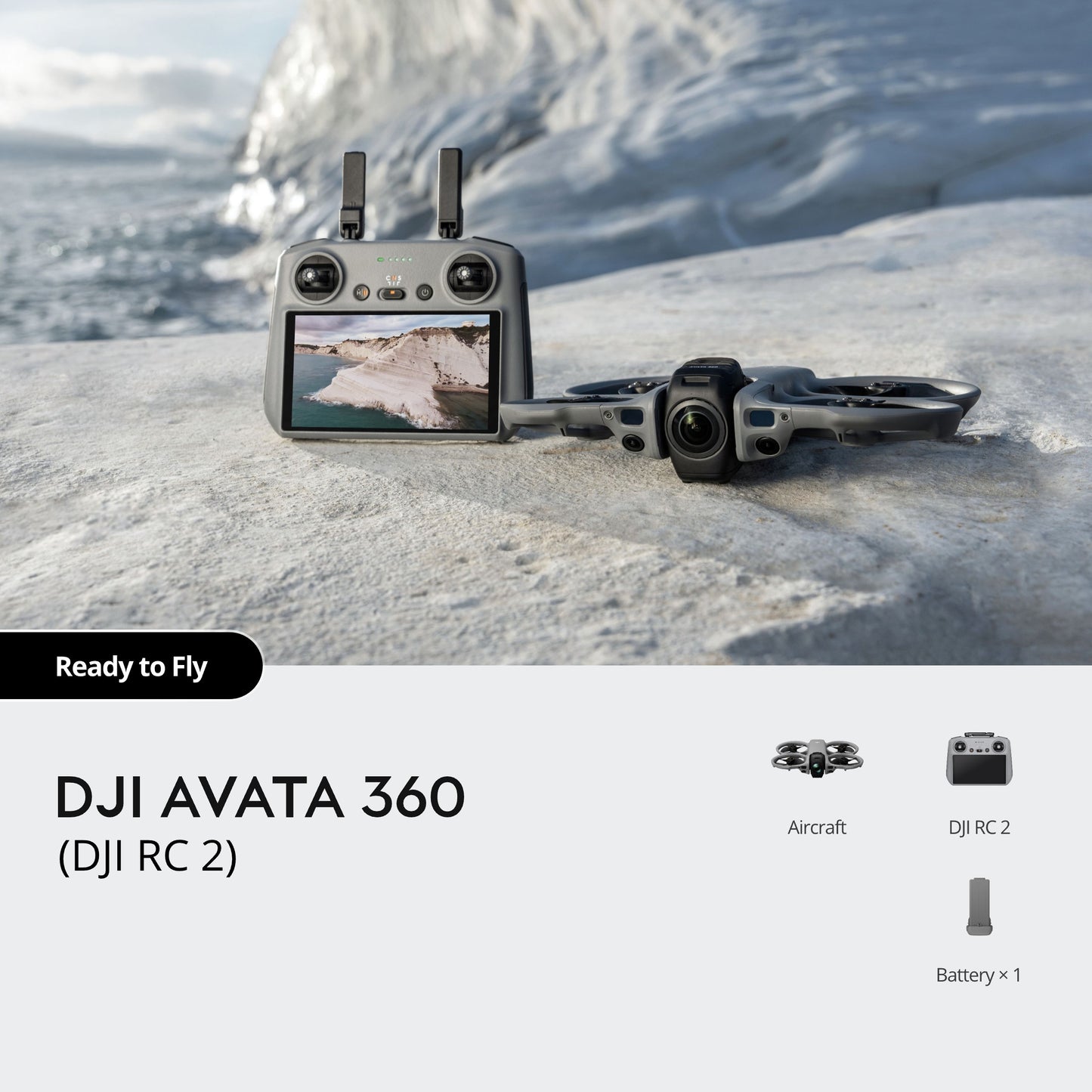 DJI Avata 360 Drone | 8K 360 FPV Camera Drone | Immersive Aerial Filming | Dual 1" Sensors | 455g PRE-ORDER