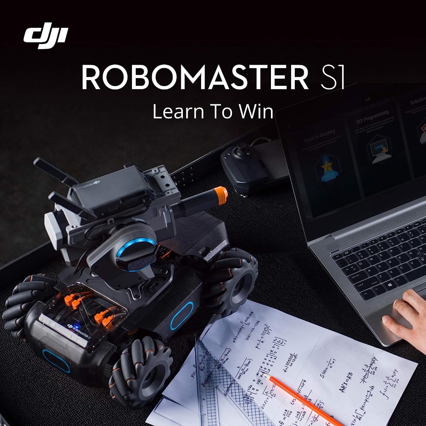 DJI Intelligent Educational Robot STEM Toy Robomaster S1 with Programmable Modules, Scratch and Python Coding