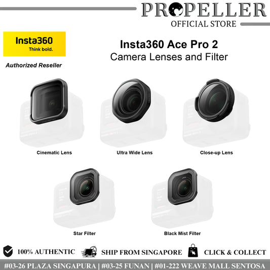 Insta360 Ace Pro 2 Lens and Filters