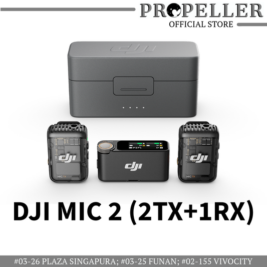 DJI Mic 2 ( 2 TX + 1 RX + Charging Case )