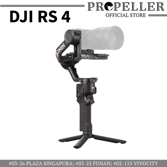 DJI RS 4/ RS 4 PRO- Powerful Stabilization/29 Hours Extended Battery Runtime/Efficient Quick Launch