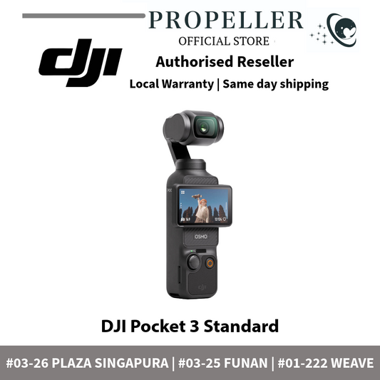 DJI Osmo Pocket 3 - Handheld | Pocket-Sized, Quick, Stable, Accurate Shooting | Horizontal-Vertical Switching