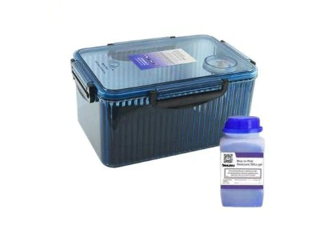 Dry Box F-380/580 (Blue) With Free Silica Gel 1 bottle 500g