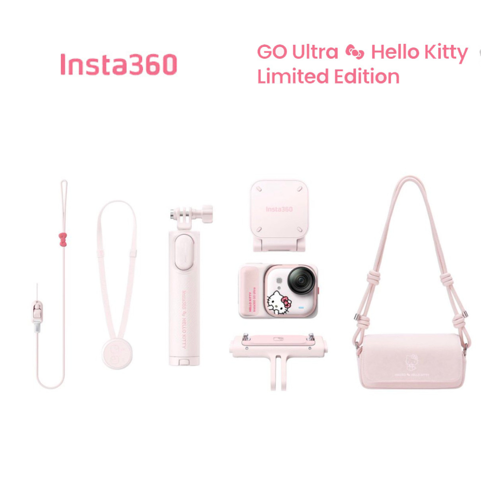 Insta360 Go Ultra Hello Kitty Limited Edition Sakura Pink