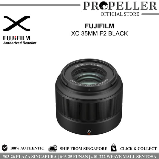 FUJIFILM XC 35mm F2 Lens Black
