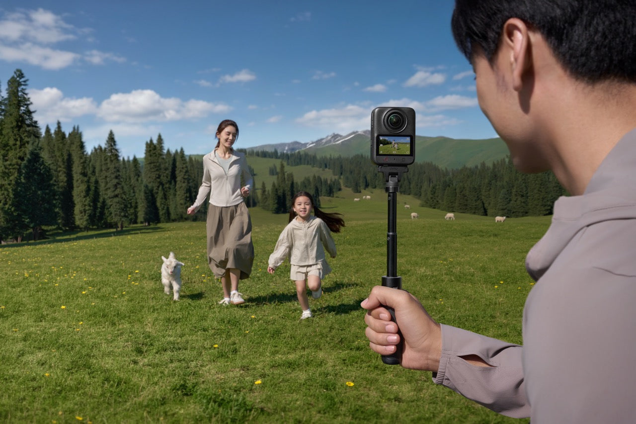 DJI Osmo 360 II 8K 360 Camera with 1-inch sensor 8K/60fps HDR imaging Night vision 2.0 Ultra-crisp resolution and 105GB built-in storage.