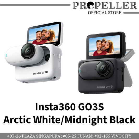 Insta360 GO3S- 4K Camera/Camera pod waterproof 10m/Gesture Control/Locate Device with Apple find my