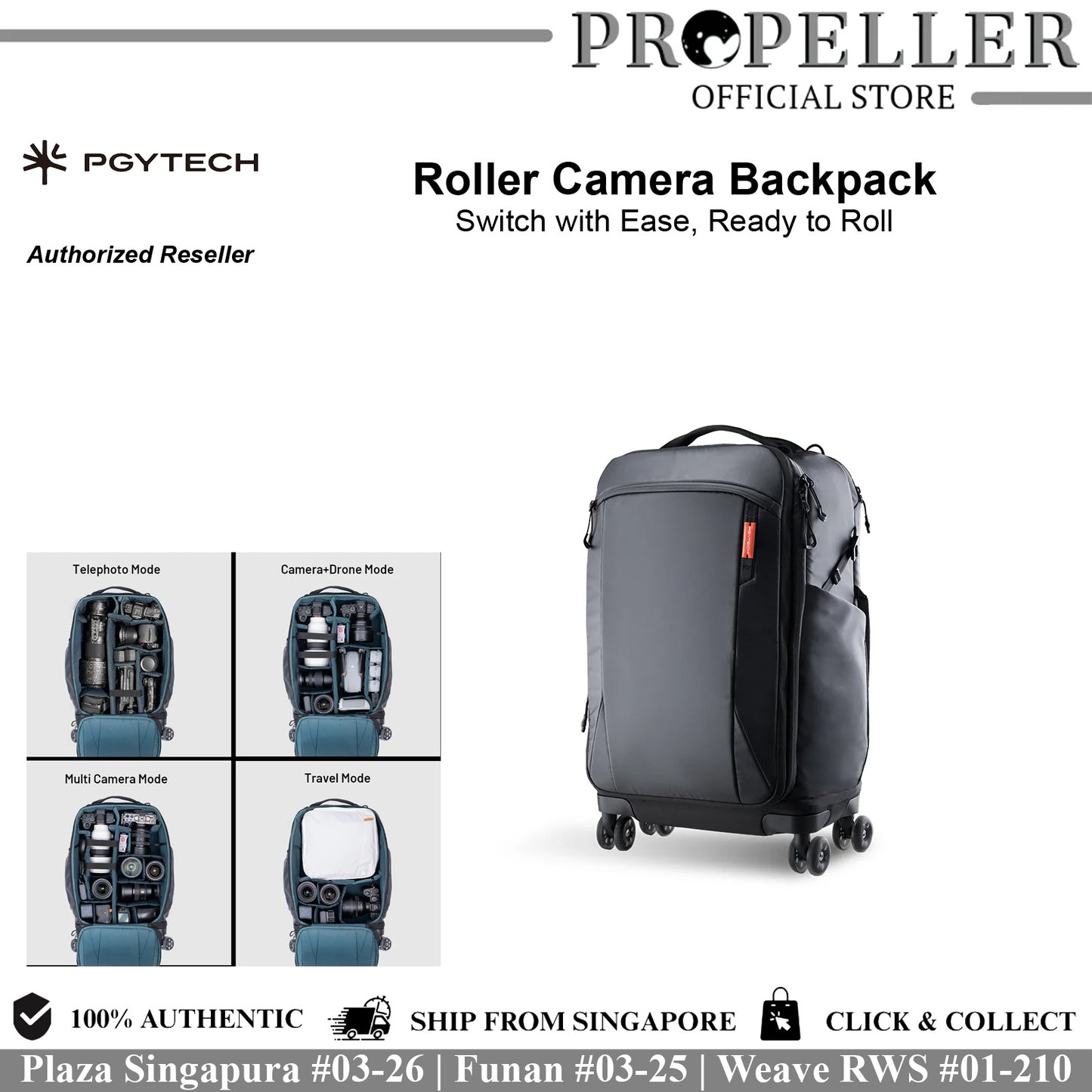 PGYTECH Roller Camera Backpack