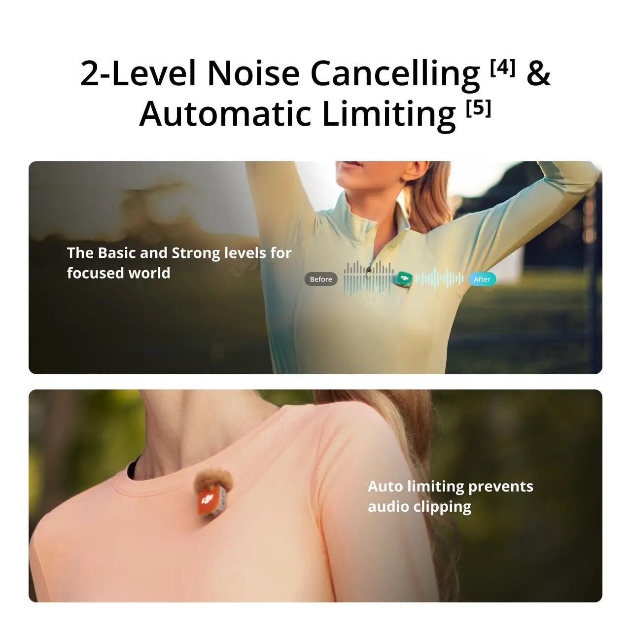 DJI Mic Mini 2 - Featherlight 11g Transmitter, 48-Hour Total Battery, 11.5-Hour Single Use Recording, Simplified Pro Audio, Plug Play, Creator-Friendly Controls.