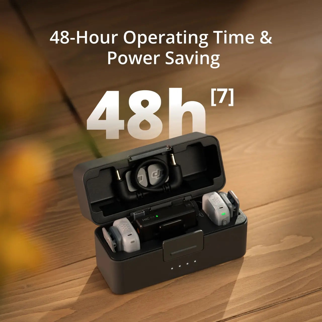 DJI Mic Mini 2 - Featherlight 11g Transmitter, 48-Hour Total Battery, 11.5-Hour Single Use Recording, Simplified Pro Audio, Plug Play, Creator-Friendly Controls.