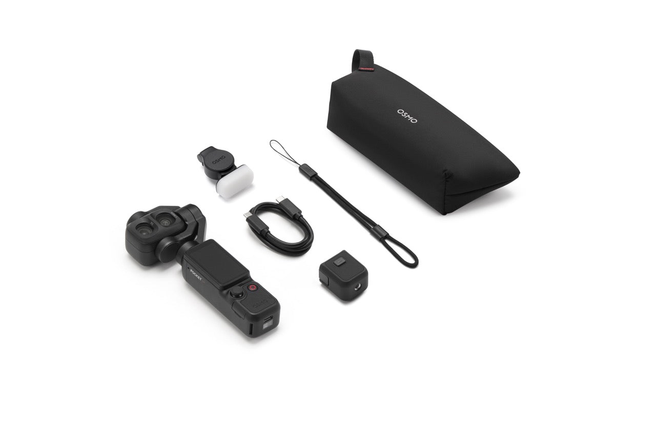 PRE-ORDER 60 DAYS【New】DJI Osmo Pocket 4P - Pocket Camera | 4K/240fps Slow Motion | New 1" CMOS | Cinematic Colours | 60mm Med-Tele Lens